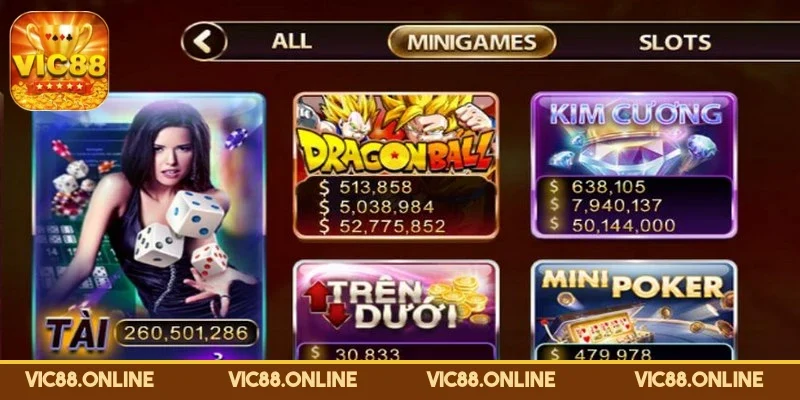 Mini Game VIC88 – Sảnh Giải Trí Đỉnh Cao Cho Người Chơi 3 mini-game-vic88-loi-the-doc-dao